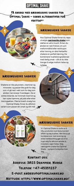 Få energi med næringsrike shaker fra Optimal Shake – sunne alternativer for vekttap