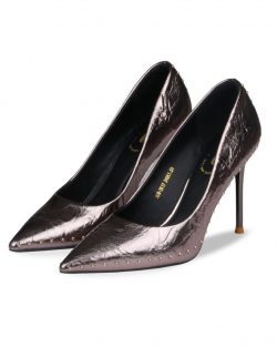 Shop Gun Metal Starstruck Heels for Women Online