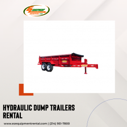 Hydraulic Dump Trailers Rental