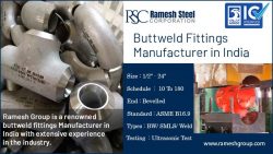 Buttweld fittings manufacturers in India