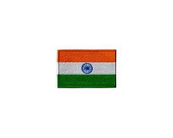 Buy Idiann Flag Patch Embroidered in Tri Colour Design Online