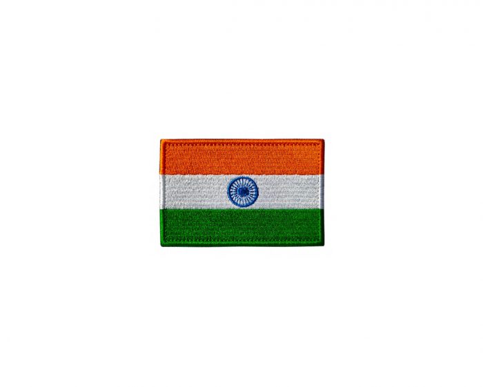 Buy Idiann Flag Patch Embroidered in Tri Colour Design Online
