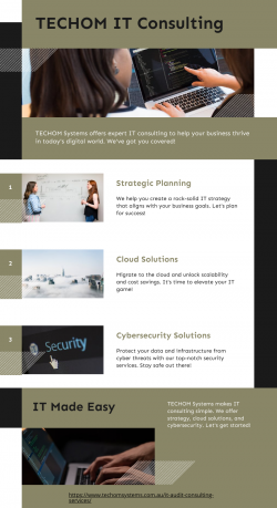 Transform Your IT Strategy with TECHOM SYSTEMS’ End-to-End IT Consulting Services
