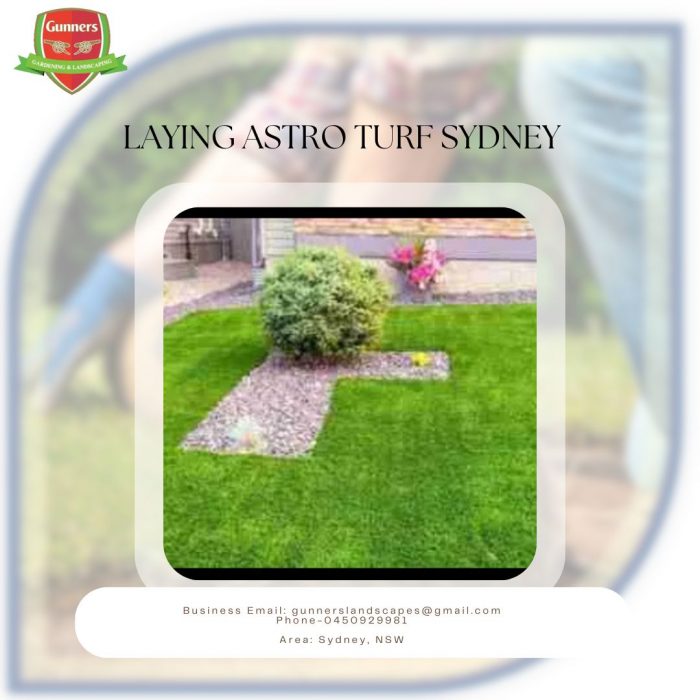 Laying Astro Turf Sydney – Gunners Landscapes