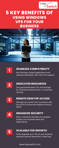 5 Key Benefits of Using Windows VPS for Your Business