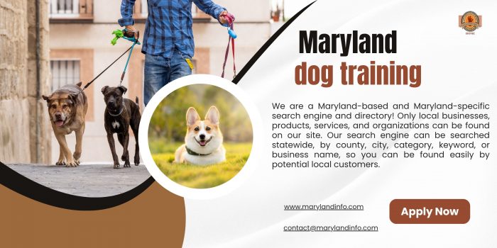 Trusted Maryland Dog Training for Obedience, Therapy & Service