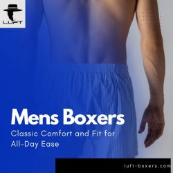 Everyday Ease: Classic Comfort with Mens Boxers