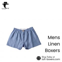 Mens Linen Boxers for Lightweight Comfort and Effortless Style