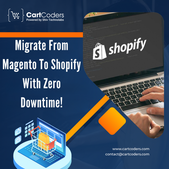 Migrate from Magento to Shopify with Zero Downtime!