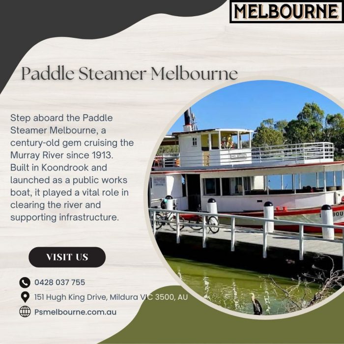 Australia Cruise – Paddle Steamer Melbourne Adventure