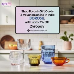 Shop Borosil E-Gift Cards & Vouchers Online in India with Upto 7% Off – ZyroPay