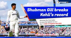 Shubman Gill breaks Kohli’s record, becomes the First Indian to score the highest run in a day i ...