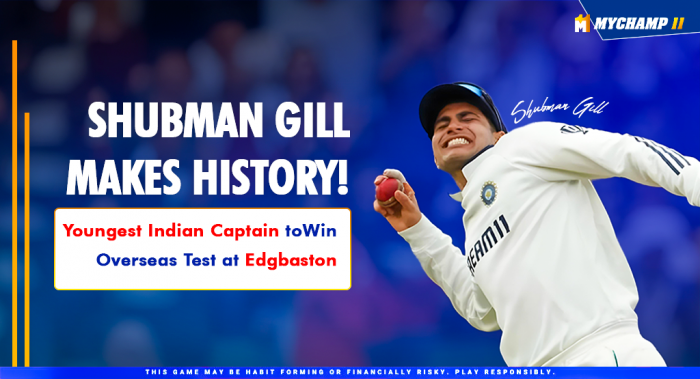 History at Edgbaston! Shubman Gill breaks Gavaskar’s record, becomes the youngest Indian captain ...