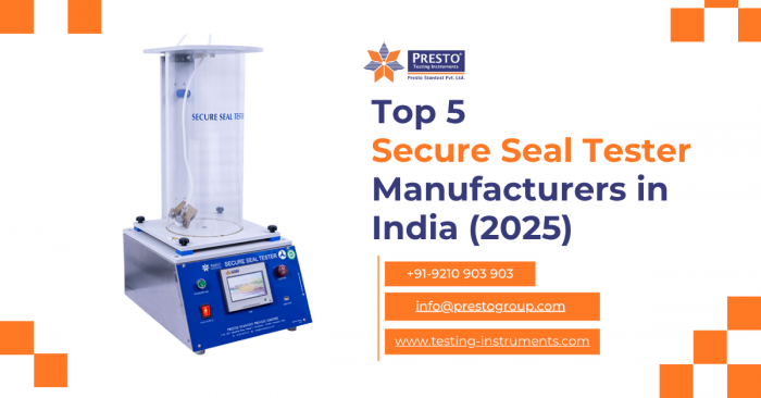 Top Secure Seal Tester for Leak Detection in PET Bottles