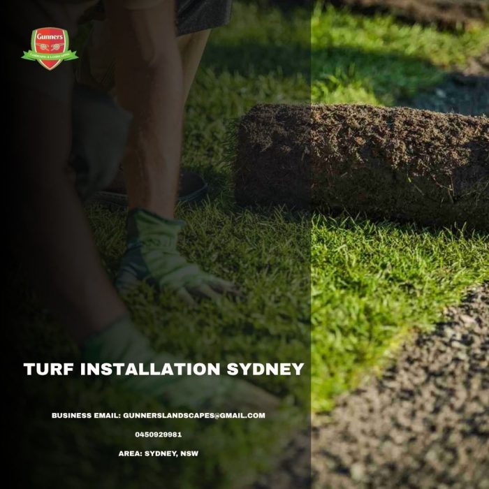 Turf Installation in Sydney – Gunners Landscapes