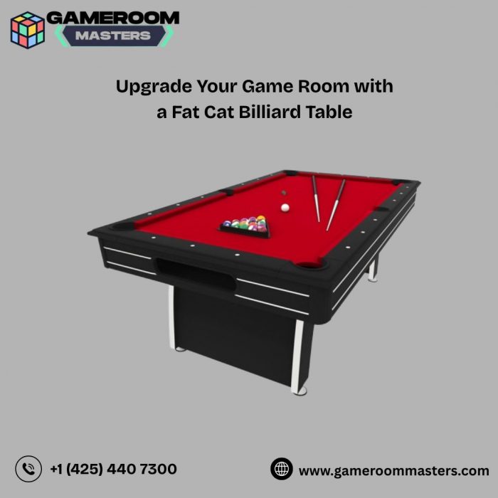 Upgrade Your Game Room with a Fat Cat Billiard Table