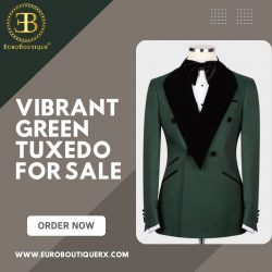 Vibrant Green Tuxedo for Sale