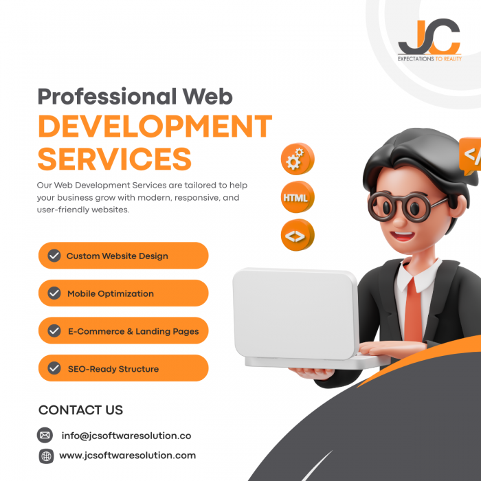 Professional Web Development Services by JC Software Solution