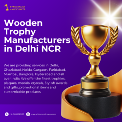 Wooden Trophy Manufacturers in Delhi NCR