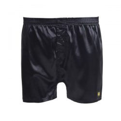 Men’s Pocket-Pro Boxer Briefs with Side Pockets | Black | Frank and Beans