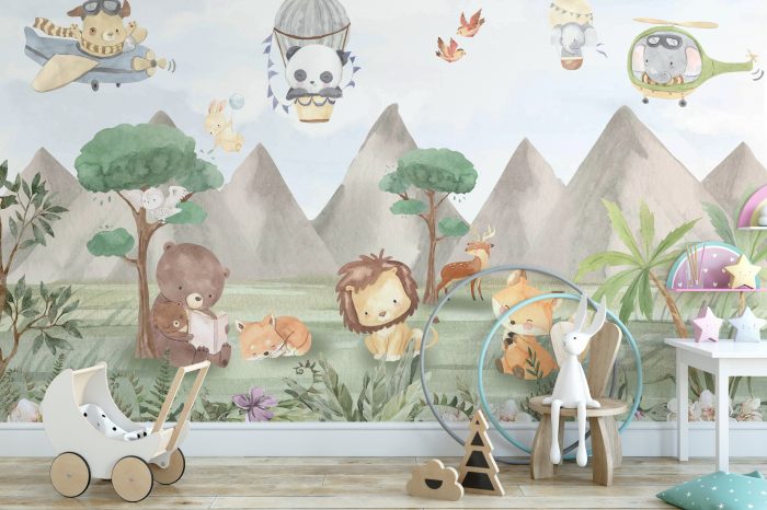 Durable and Washable Wallpaper for Busy Playrooms
