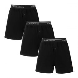 3-Pack Men’s Maxi Cozy® Black Cotton Boxer Briefs | Frank and Beans