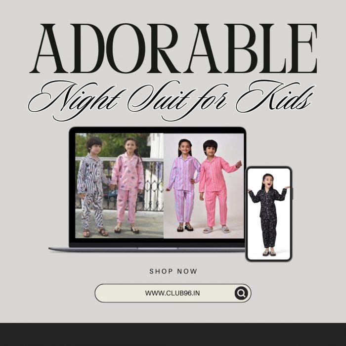 Adorable Night Suit for Kids with Ultimate Comfort