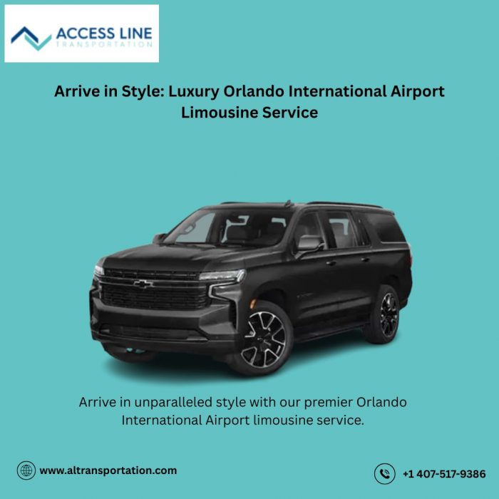 Arrive in Style: Luxury Orlando International Airport Limousine Service