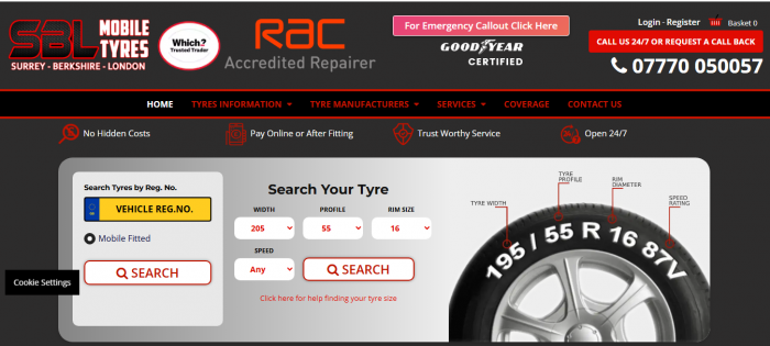 Premium Car Tyres in Surrey