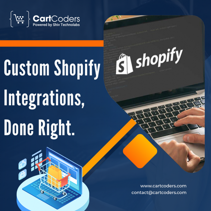 Custom Shopify Integrations, Done Right.