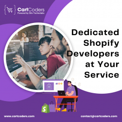 Dedicated Shopify developers at your service