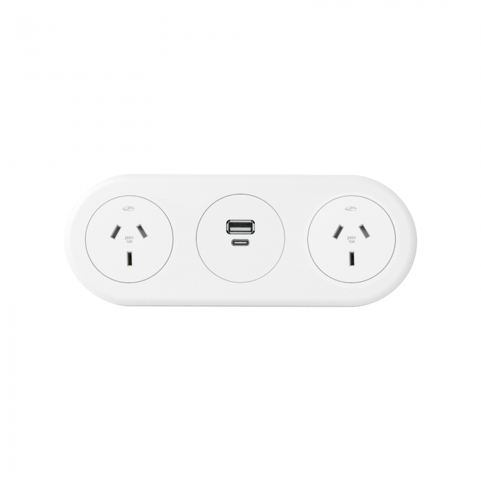 Echo In Desk 2 GPO with USB Fast Charging Module