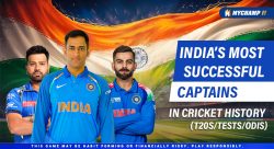 India’s Most Successful Captains in Cricket History (T20s/Tests/ODIs)