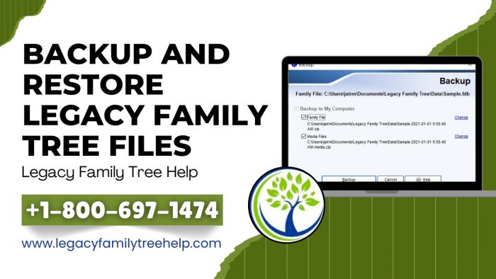 How To Backup and Restore Legacy Family Tree Files