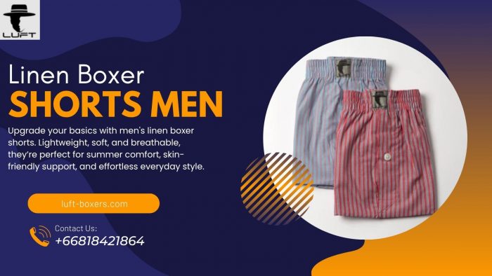 Linen Boxer Shorts Men – Cool, Comfortable, and Timelessly Stylish