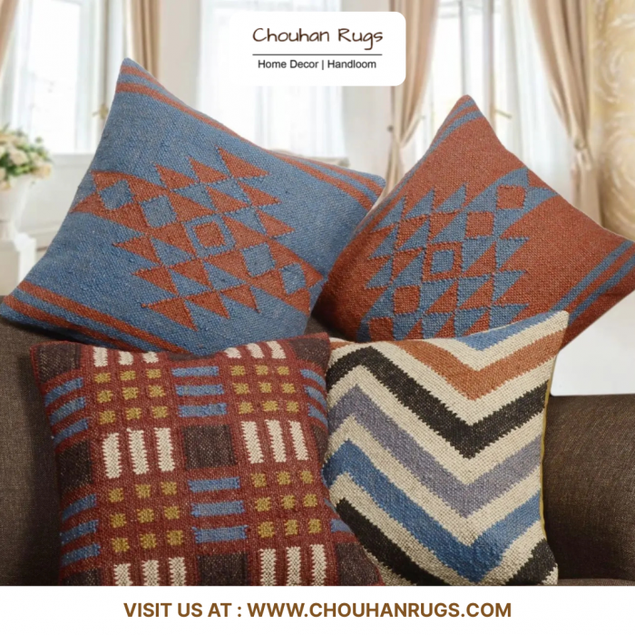Handcrafted cushion & pillow covers in USA & UK for a Unique Look