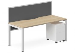 DD Plaza Tek Workstation Single Sided For 1 Person With 700h Screen