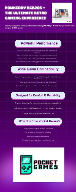 PowKiddy RGB20S – The Ultimate Retro Gaming Experience