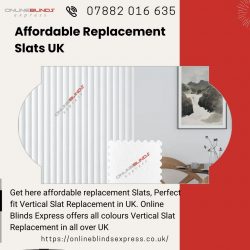 Slat Replacement UK – Online Blinds Express