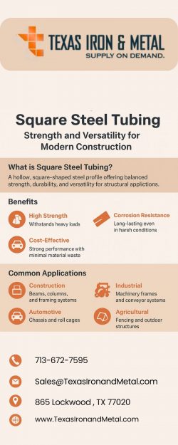Square Steel Tubing Explained: Uses, Benefits, and Selection Guide