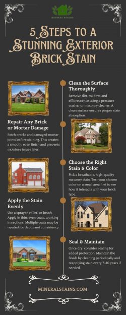 5 Steps to a Stunning Exterior Brick Staining