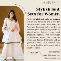 Shop Beautiful and Stylish Suit Sets for Women in Elegant New Designs