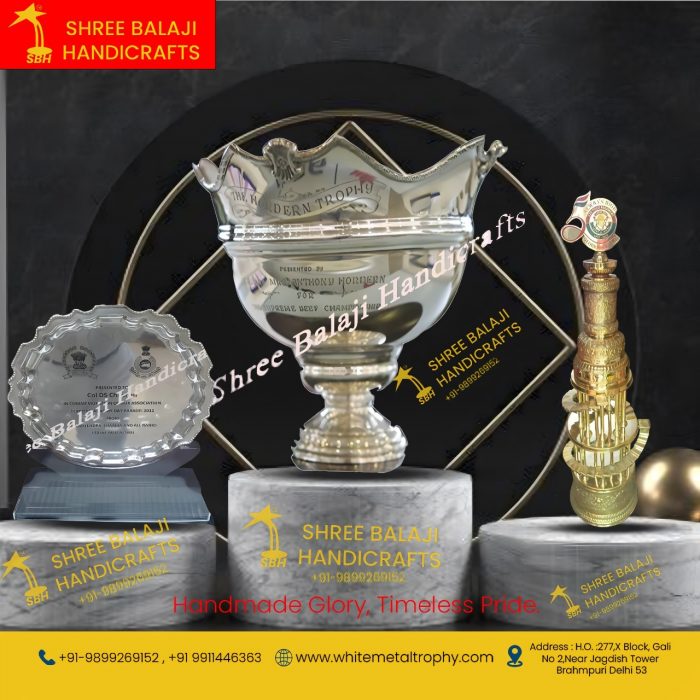 Trophy Maker in Delhi NCR | Shree Balaji Handicrafts – Premium Awards & Mementos