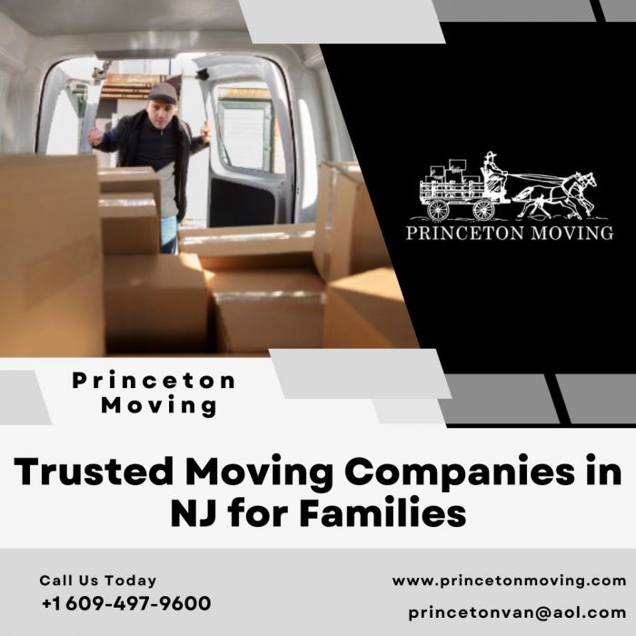 Trusted Moving Companies in NJ for Families