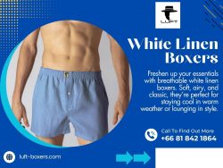 Timeless Comfort and Style with White Linen Boxers