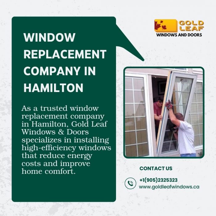 Window replacement company in Hamilton