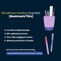 WordPress Hosting Checklist (Bookmark This)