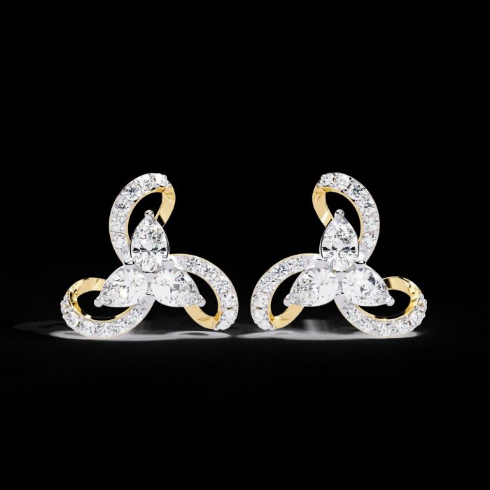 Lab Created Diamond Earrings – Sabari Solitaires