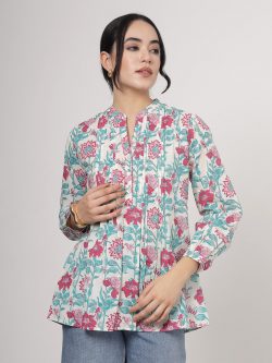 Explore Soft and Stylish Printed Cotton Tops Designed for Modern Women