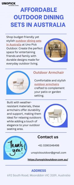Affordable Outdoor Dining Sets In Australia
